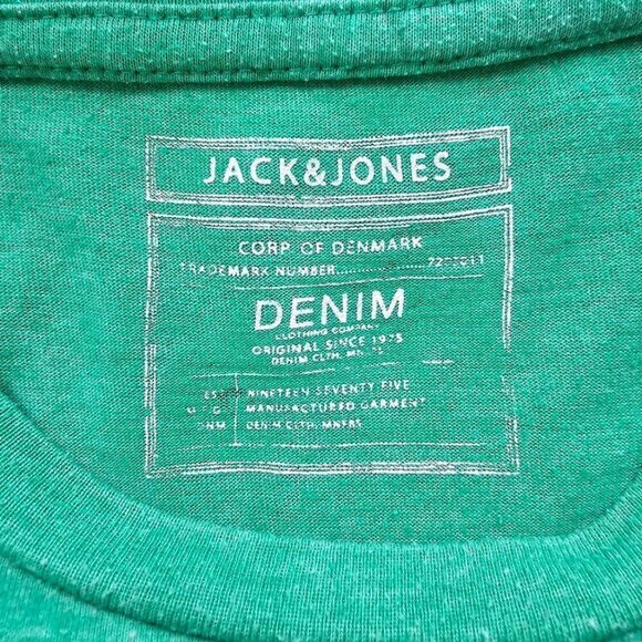 jack jones t-shirt, Green, Size XS - Picture 4 of 6